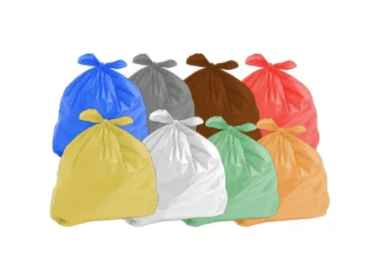 Sacos de lixo coloridos para coleta seletiva Soberano Embalagens